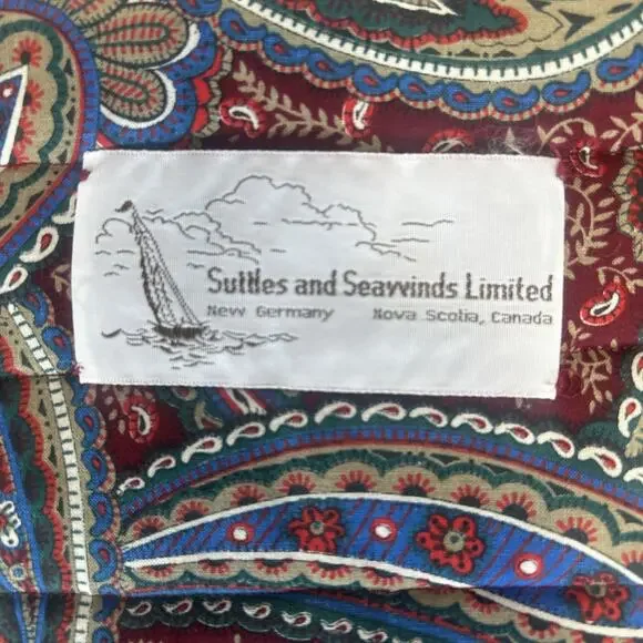 Vintage Suttles and Seawinds Limited Quilted Cotton Patchwork Clutch Multicolor - Picture 3 of 6